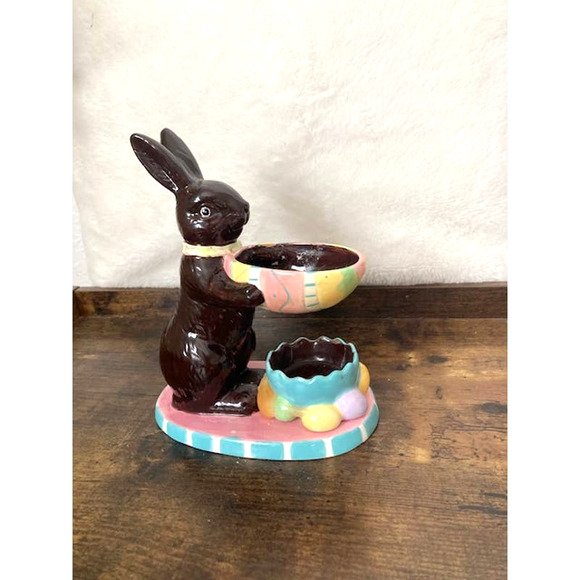 Adorable EASTER Chocolate Bunny Oil Burner - Bunny Rabbit Wax Warmer - Picture 8 of 9
